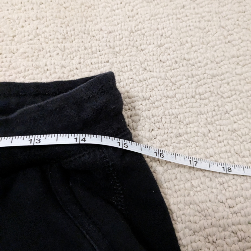 Black roots women's size small with pockets sweatpants - Picture 2 of 4